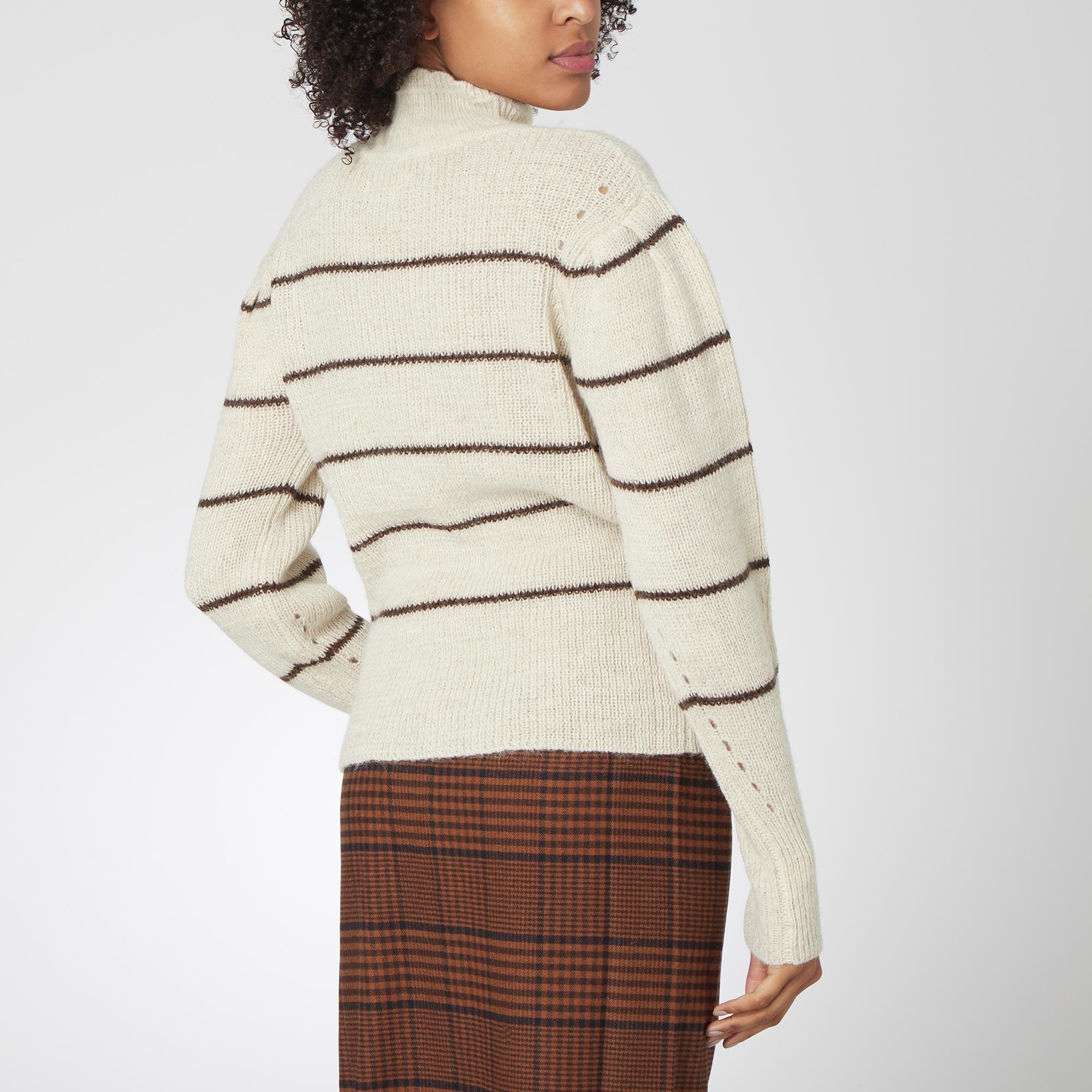 Georgia Stripe Alpaca Sweater